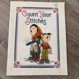 Vintage Gloria & Pat Count Your Stitches Cross Stitch 1975 Bride Christmas Santa